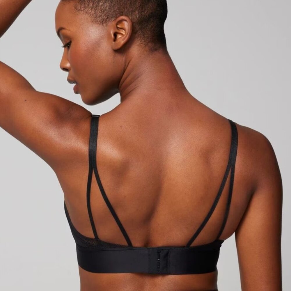 Soma Lace Triangle Bralette – Black, Size M, NWT - Picture 3 of 4